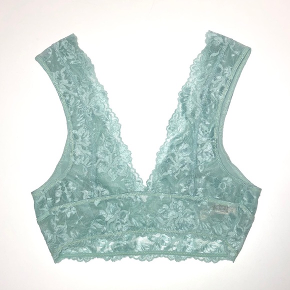 Free People Gallon Lace Deep-V Turquoise XS - Picture 2 of 6